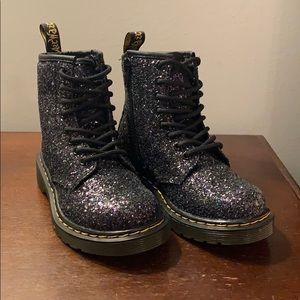 Girls Glitter Dr. Martens